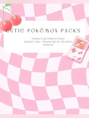 Cutie Mystery Pokémon Packs - See description!
